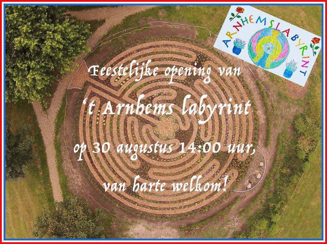 Uitnodiging Arnhems Labyrint 30 augustus 2015